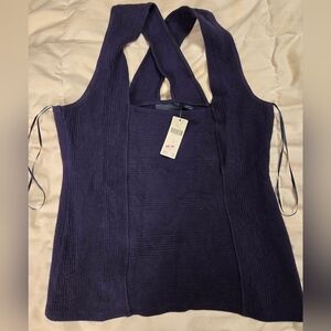 Women's Maeve Square Neck, Navy, Size Medium Tank, NWT